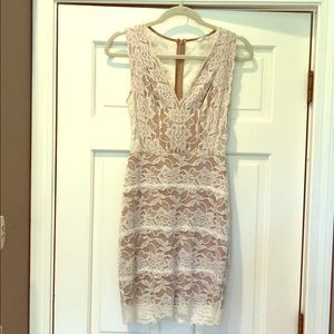 GUESS White Lace Dress Size Small
